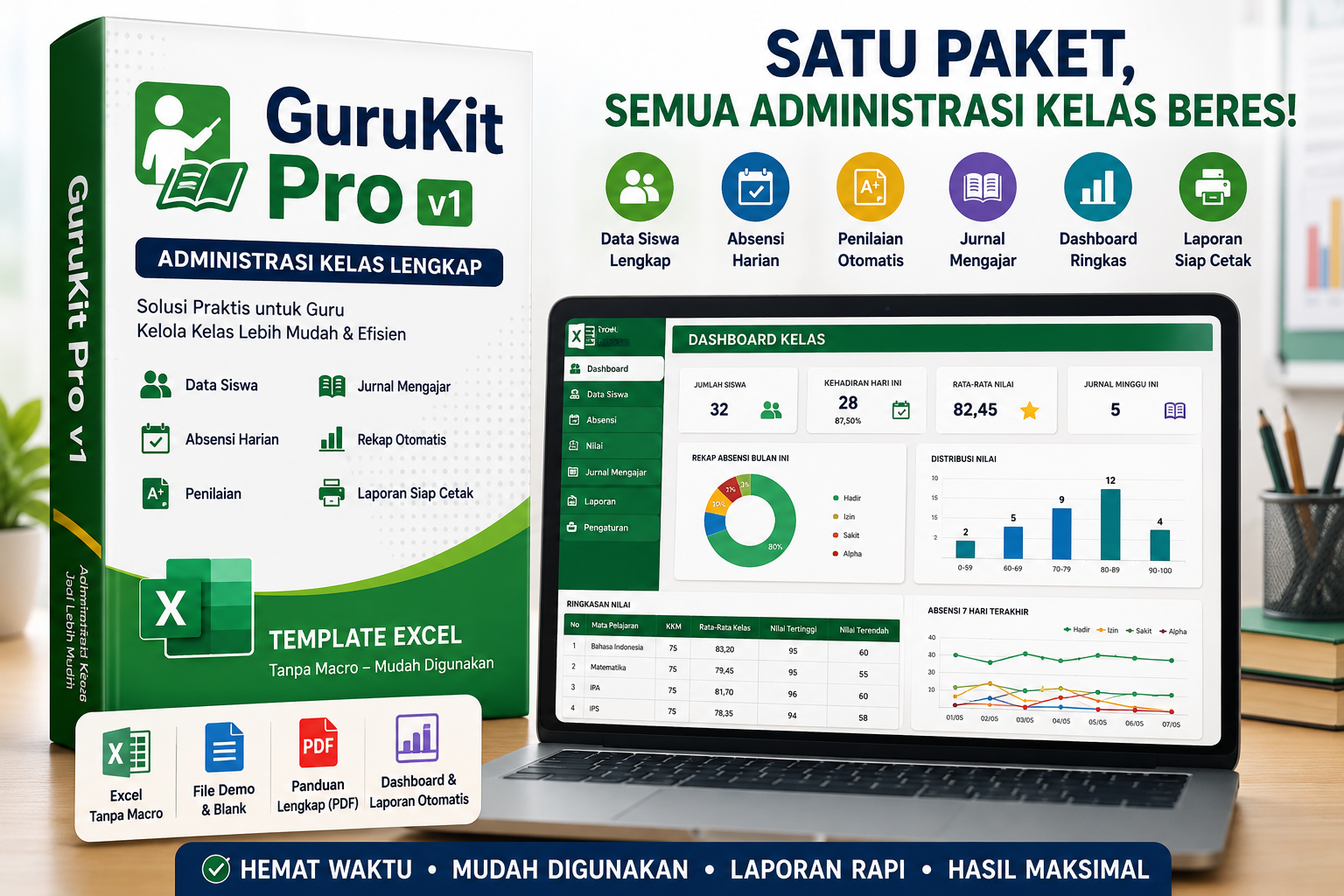 GuruKit Pro v1 &ndash; Administrasi Kelas Lengkap